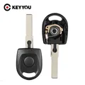 KEYYOU Chiave A Distanza Dell'automobile Allarme HU66 Lama Con Luce e Batteria Per VW Volkswagen B5 PASSAT Golf Tiguan Octavia Bora POLO Sagitar