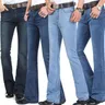 Jeans For Men Men's Mid-Waist Stretch Flared Jeans Men's Flared Pants Classic Designer Flared Jeans