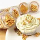 100g Gold Sugar Ball Cake Decoration Sweet Beads Pearl Sugar Ball Cake Topper Sprinkles Candy Ball
