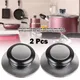 2pcs 5mm-12mm Black Stainless Steel Lid Knob Universal Replacement Glass Lid Carrying Handle Kitchen