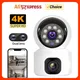 Mini Baby Monitor WiFi 4K 8MP Smart Home Security IP Wireless CCTV Surveillance Night Vision Camera