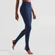 Solid Color Women Yoga Leggings Skin-friendly Hight Waist Peach Buttocks Step Sports Pants Tights