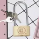 Brass Padlock Long Shackle Travel Luggage/suitcase/gate Lock Security 3 Keys Durable About 38x82x8mm