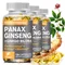 Korean Red Panax Ginseng Extract + Ginkgo Biloba + Ashwagandha Capsules Male Health Energy, Strenth