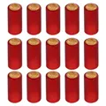 100Pcs Wine Heat Shrink Shrinkable Plastic Caps Films Sealing Cap Wine Bottle Film Wine Heat