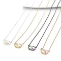 2020 New Style Pendant Necklace Inlay AB Crystal Stone Elegant Clear Crystal Stone Bangle For Women