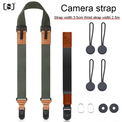Camera Strap Nylon Adjustable Shoulder Neck Belt Quick Release Sling for Nikon Canon SLR DSLR Digital Camera Convenient Shoot