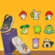 1pcs Kawaii Shoe Charm Accessories Mushroom Snake Bunny Clog Charm Frog Sloth Ornaments for clog