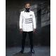 2024 Blazer Sets Plaid Fashion Peak Lapel Men Wedding Prom Dress Suits Double Breasted Men Suits