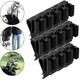 Pack 14 Pcs Golf Putter Clamp Golf Bag Clips Clubs Holder Organizer with Plastic White Marker Drop