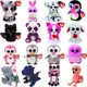 25cm Ty Beanie Stuffed Plush Animals Doll Unicorn Owl Dinosaur Bat Fox Big Eye Soft Toys Girl