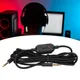 Gaming Headset Cable Woven Earphone Cord With Volume Control And Mute Switch For Logitech G Pro G