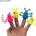 4Pcs/Set Cute Monster Hand Puppets Kids Funny Toys Finger Toy Children Animal Dolls Baby Educational