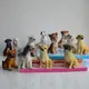 Dog Animal Models Collie Bull Terrier St Bernard Realistic Animal Figurines Simulated Dog Model Home