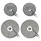 WB30M1 WB30M2 Electric Stove Burner Replacement Range Stove Top Surface Element Burner 2 6-Inch