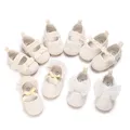 Cute White Lace Baby Girl Princess Shoes mocassini per bambini mocassini scarpe con frange con