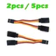 2pcs/5pcs 90mm RC Servo Y Extension Cord Cable Splitter Lead Wire For RC Servo JR Futaba RC Airplane