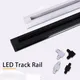 0.5M Track Rail 2 Wire System Aluminum Led Track Light Rail Universal Rail Connector Circuit Rails