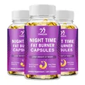 Nighttime Fat Burning Capsules Melatonin Supplement Improves Deep Sleep Powerful Tummy Control for