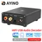 AYINO HIFI USB Audio Decoder 32BIT 384KHz convertitore DAC DSD ES9038Q2M decodifica Stereo PC OTG adattatore amplificatore per cuffie