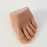 Piede pratica in Silicone per unghie unghie dei piedi pratica manichino piede