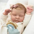 21Inch Three Versions Reborn Doll Kit Peaches Soft Touch Fresh Color Unfinished Blank /Painted Kit