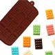 12 Cavities Silicone Mini Chocolate Block Bar Mould Ice Cube Tray Cake Mold Baking Mold Cake Jelly