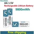 AA 1.5V Li-ion Battery AA Rechargeable Battery 9800mWh AA Lithium-ion Battery for remote control