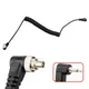 1pcs 2.5 mm 2.5mm to Male Flash PC Sync Cable cord length for canon nikon sony to flash light as