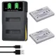 EN-EL5 ENEL5 Camera Battery& LED USB Charger for Nikon Coolpix P530 P520 P510 P100 P500 P5000 P5100