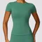 Woman Yoga Shirt Sports Tops Yoga Crop Top Short Sleeve Top For Fitness Workout T-shirt Tops Gym