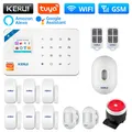 KERUI W181 Alarm Kit WIFI GSM Alarm System for Home Wireless Alarm Support Alexa Tuya Smart APP