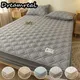 Cotton Quilted Mattress Cover Anti-bacterial Anti-mite Bed Pad Protector Thicken Fitted Sheet Bed