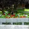 10pcs Stone Effect Cobblestone Plastic Garden Edge Lawn Edging Flower Bed Plant Border