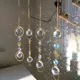 1pc crystal suncatcher crystal pendant light pendant garden decoration suncatcher garden crystal