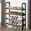 Multilaye Shoe Rack Shoes Organizer Metal Load-Bearing Footwear Organizer For Living Room Space