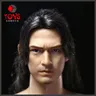 "1/6 Takeshi Kaneshiro Head Sculpt Carving con capelli lunghi modello Fit 12 ""Soldier Action Figure"
