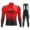 2023 RCN autunno Ciclismo Set manica lunga Jersey uniforme da bici sport abbigliamento da bicicletta