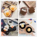 Disney Cute 3D Chocolate braceled Egg Sushi per Airpods Pro Bluetooth Headset Cover per Airpods 1 2 3 custodia per auricolari in Silicone