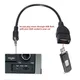 1Pcs Car MP3 Player Converter 3.5 mm Male AUX Audio Jack Plug To USB 2.0 Female Converter Cable Cord