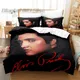 Popular Elvis Presley Bedding Set Fashion 3D Print Comforter Luxury Queen King Single Size Duvet