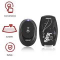 FORECUM Wireless Waterproof Doorbell Smart Home Security Welcome Chime Kit Door Bell Alarm LED Light