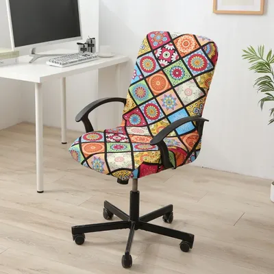 Elastic Office Chair Cover Seat Covers For Gaming Chair Cover Spandex Computer Chair Slipcover For