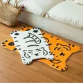 Tiger Carpet Floor Mat 40*60/50*80Cm Doormat 1Pc Irregular Floor Mat Bedroom Bedside Blanket