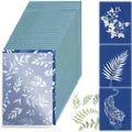 30 fogli di carta cianotype Sun Art Paper Kit carta da disegno solare carta da stampa naturale per