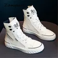 2023 Sneakers da donna in rete Sneakers in tela stringate scarpe da donna estive con plateau scarpe