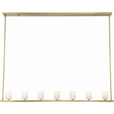 Crystorama Aragon 7 Light Soft Brass Chandelier