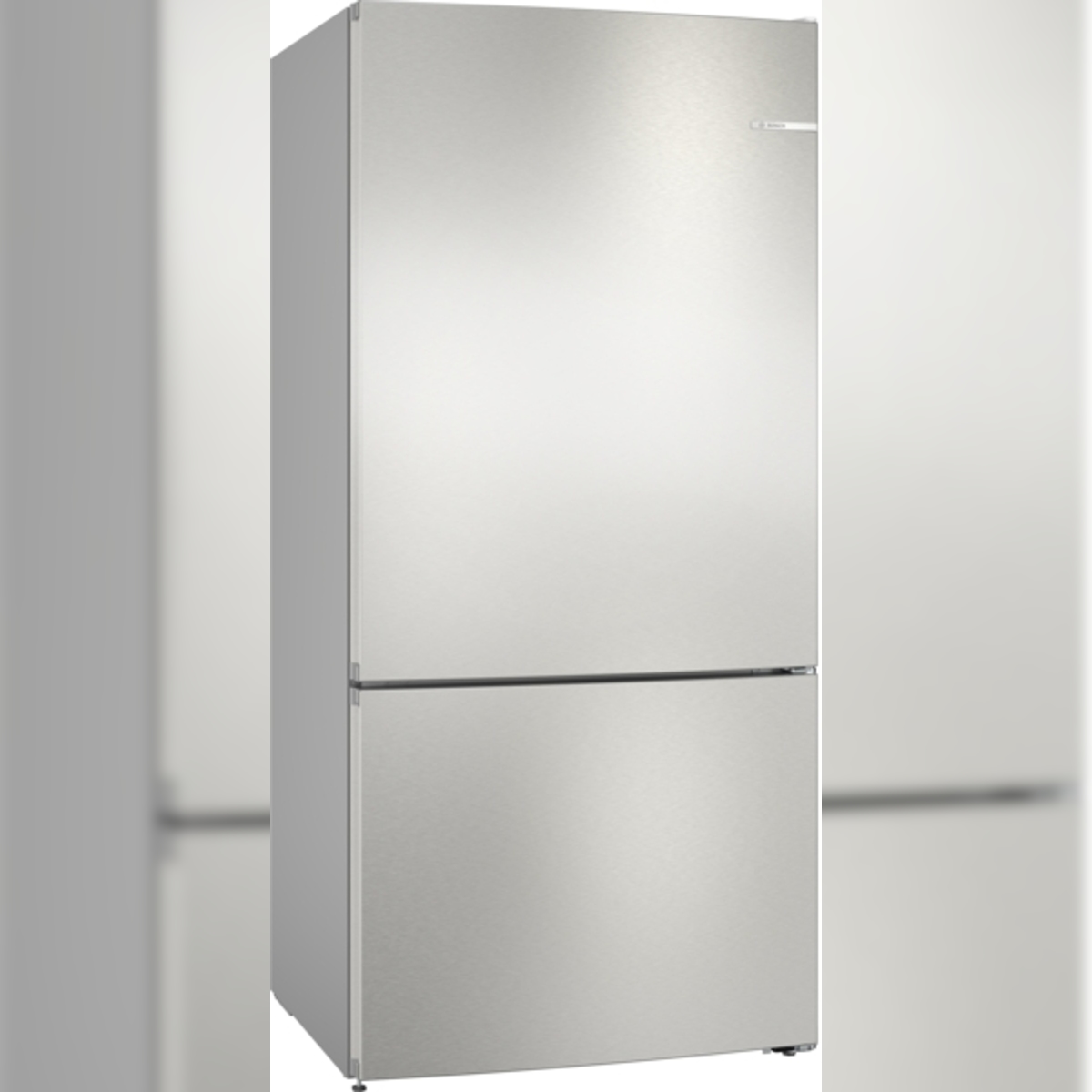 Bosch Serie 4 KGN86VIEA Freistehende Kühl-Gefrier-Kombination mit Gefrierbereich unten, 186 x 86 cm, Edelstahl (mit Antifingerprint) Image