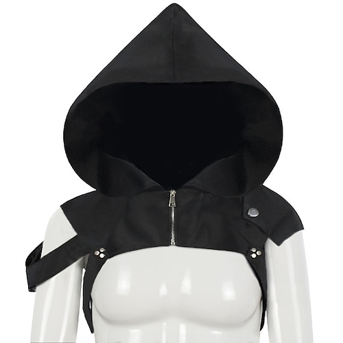 Retro Vintage Punk Gothic Mittelalterlich Maskerade Pestdoktor Einfarbig Kostüm Herren Damen Fantasie Karneval Maskerade Party Erwachsene Schal Image