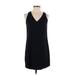 Old Navy Casual Dress - Mini V Neck Sleeveless: Black Dresses - Women's Size X-Small